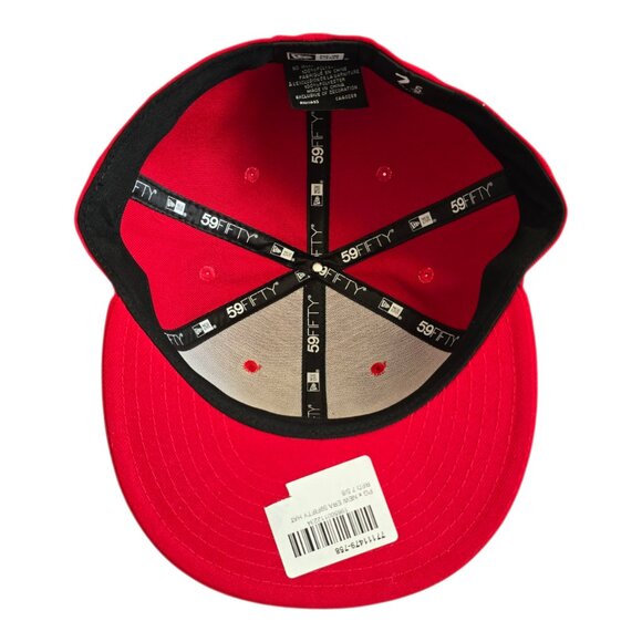 Perfect Game x New Era 59Fifty Baseball Cap Hat Red & White Fitted Size 7 5/8 - Picture 10 of 12